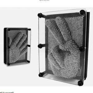 LARGE 3D PIN ART IMPRESSIONS CLASSIC GADGET METAL PICTURE EXECUTIVE TOY 7 x 5"